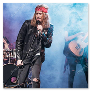 Energieke bandperformance met leadzang